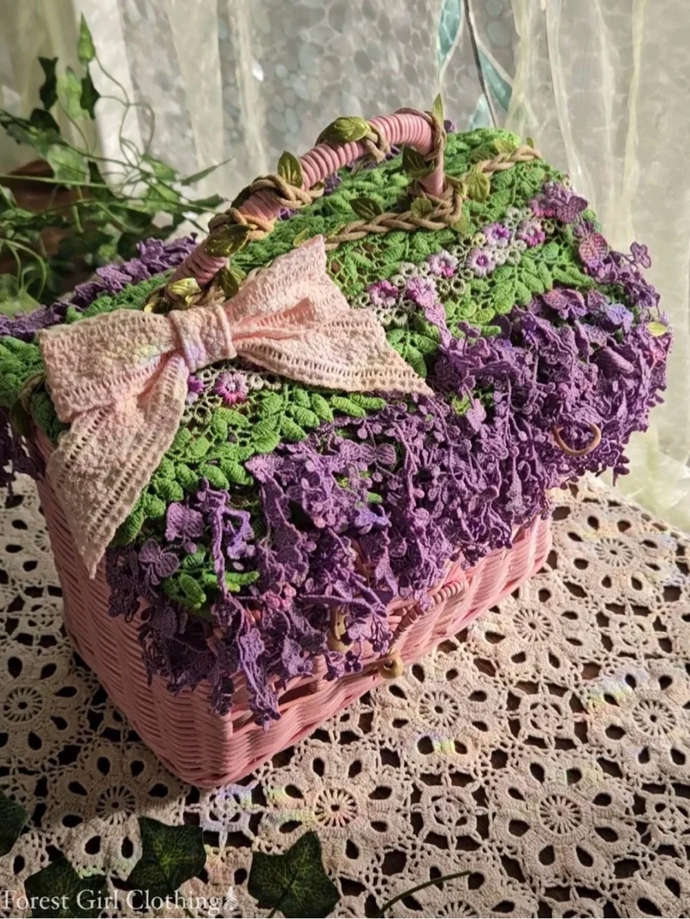 Wisteria Cottage Purse by Forest Girl Clothing - Picture 5 of 7